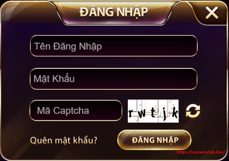 Đăng nhập Sunwin - sawgame.net